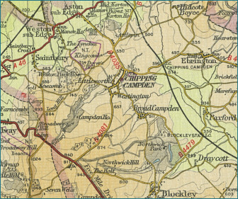 Chipping Campden Map