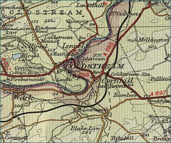 Coldstream Map