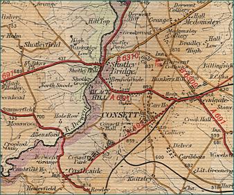 Consett Map