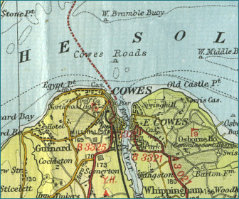 Cowes Map