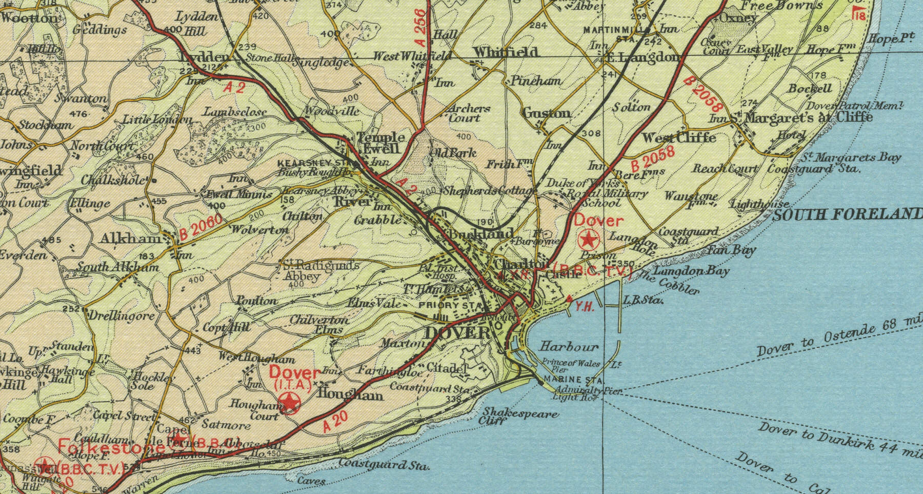 Dover Uk Map