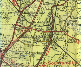 Eastleigh Map