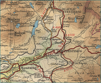 Ffestiniog Map