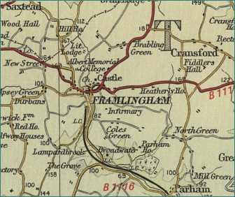 Framlingham Map