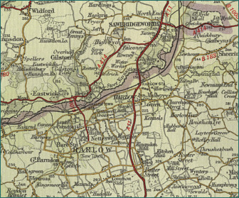 Harlow Map