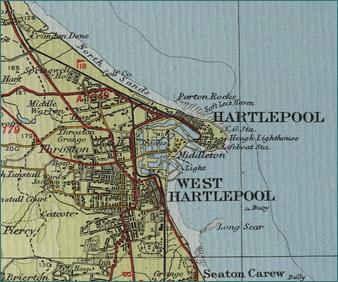 Hartlepool Map