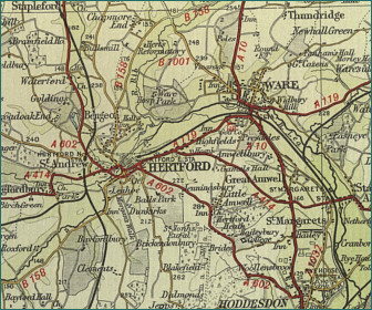 Hertford Map