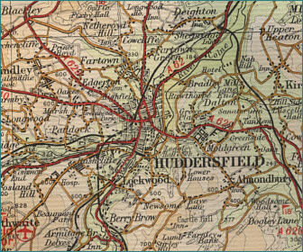 Huddersfield Map