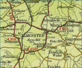 Ilminster Map