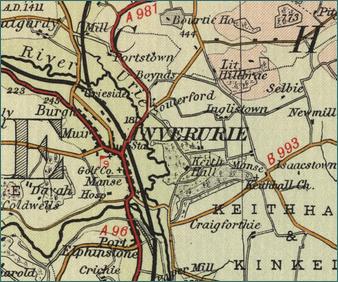 Inverurie Map