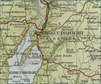 Kirkcudbright Map