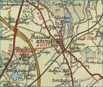 Knutsford Map