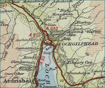 Lochgilphead Map