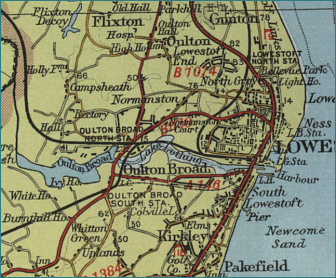 Lowestoft Map