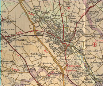 Luton Map