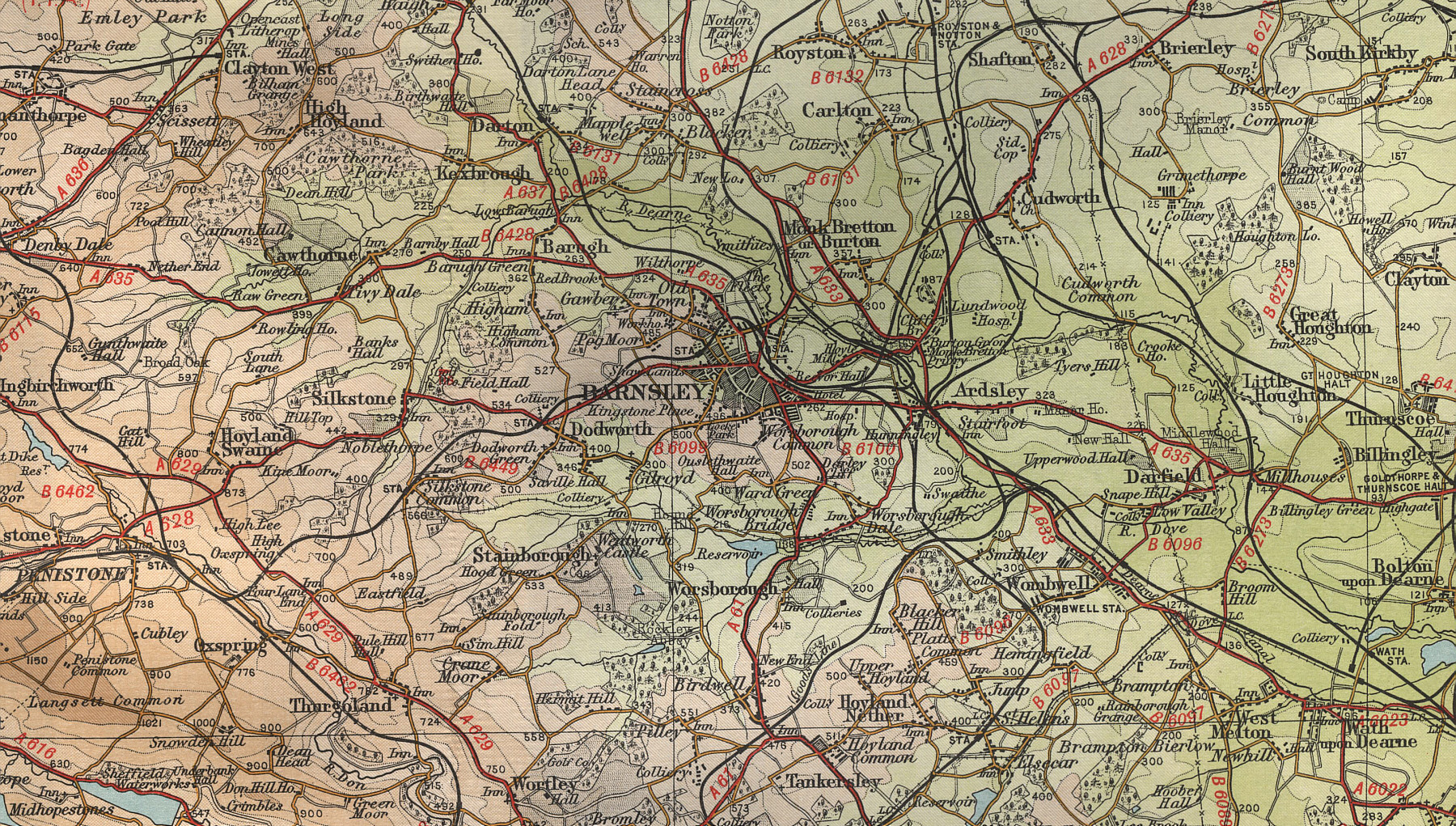 map of barnsley south yorkshire        <h3 class=