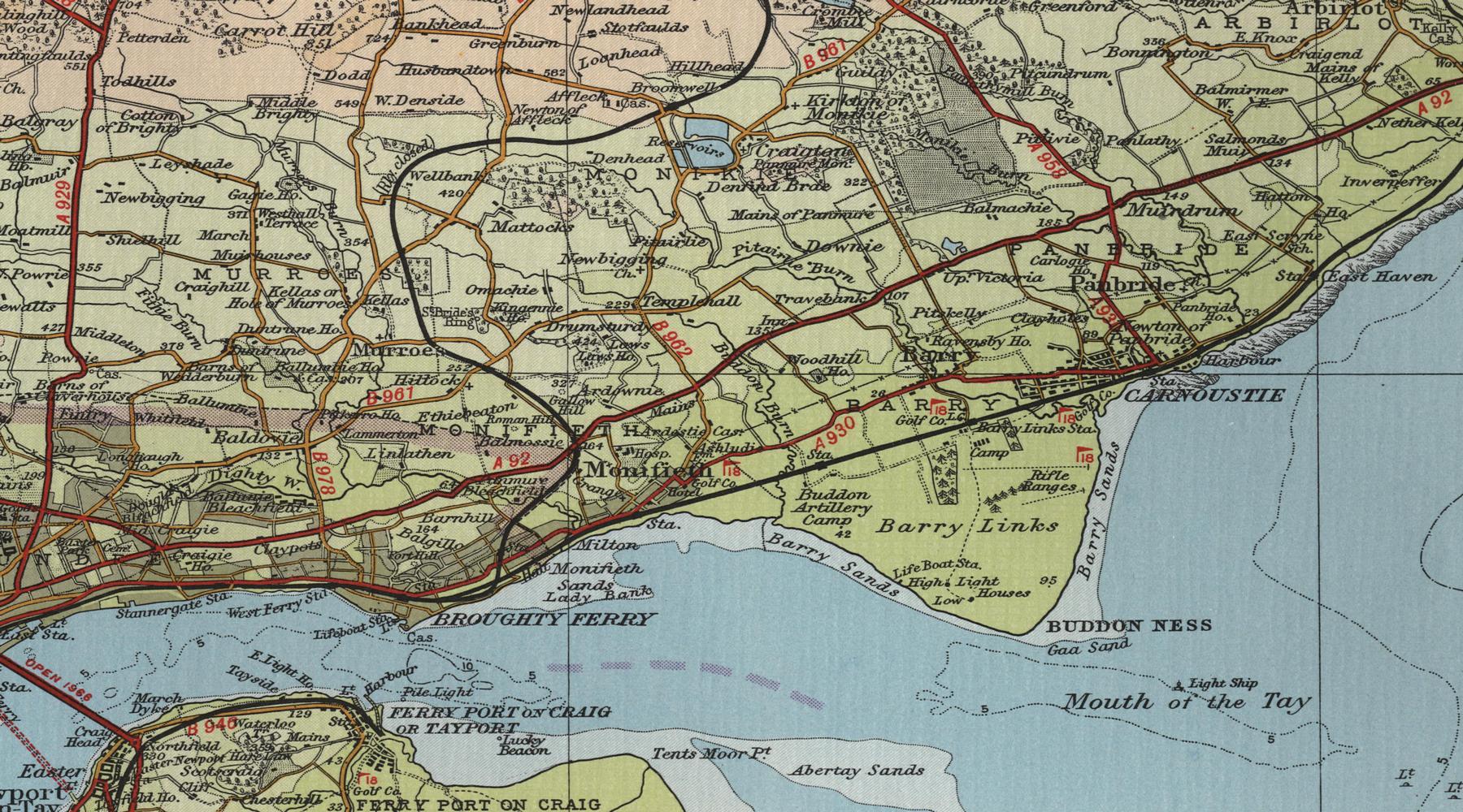 Broughty Ferry Map