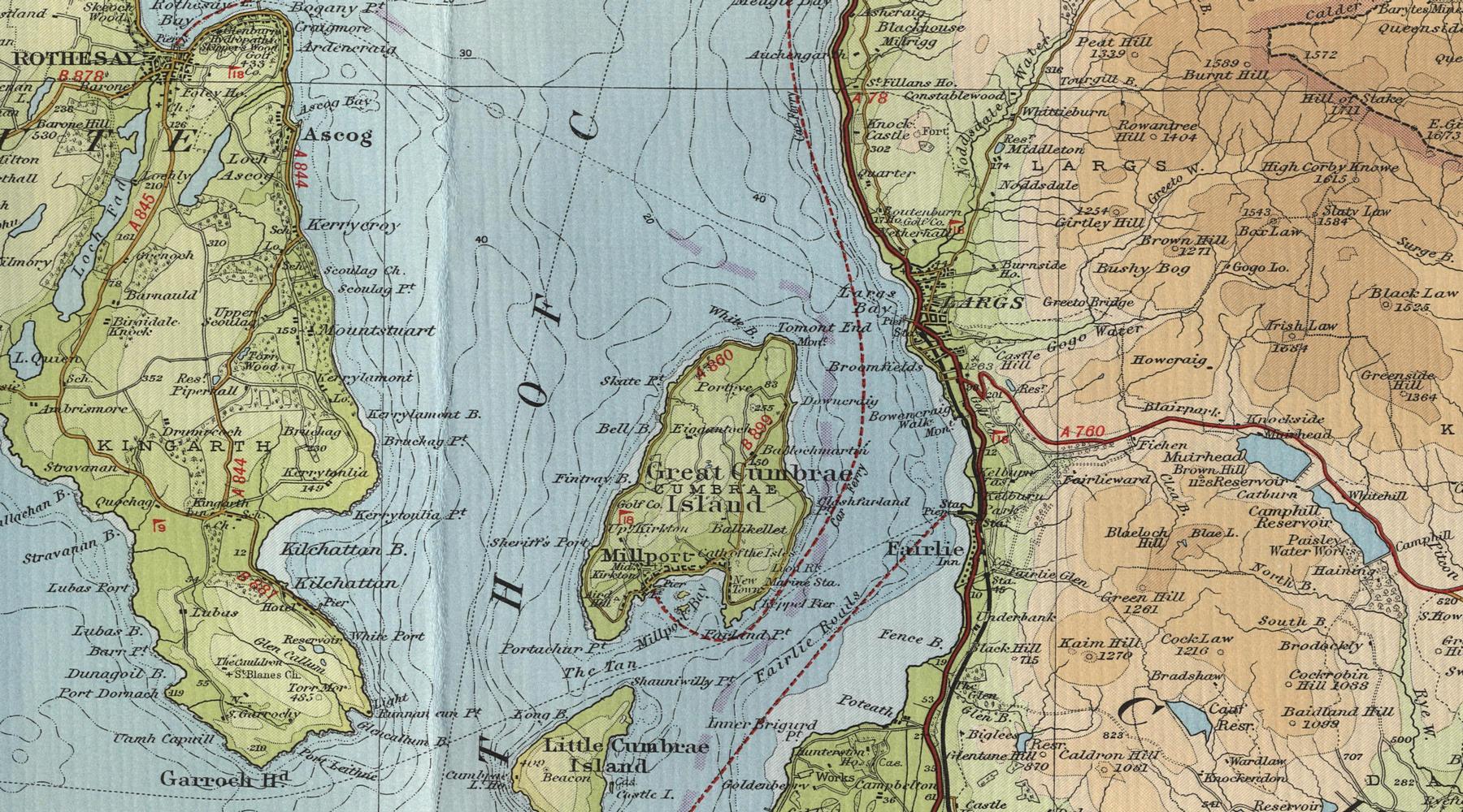 Largs Map Largs Map