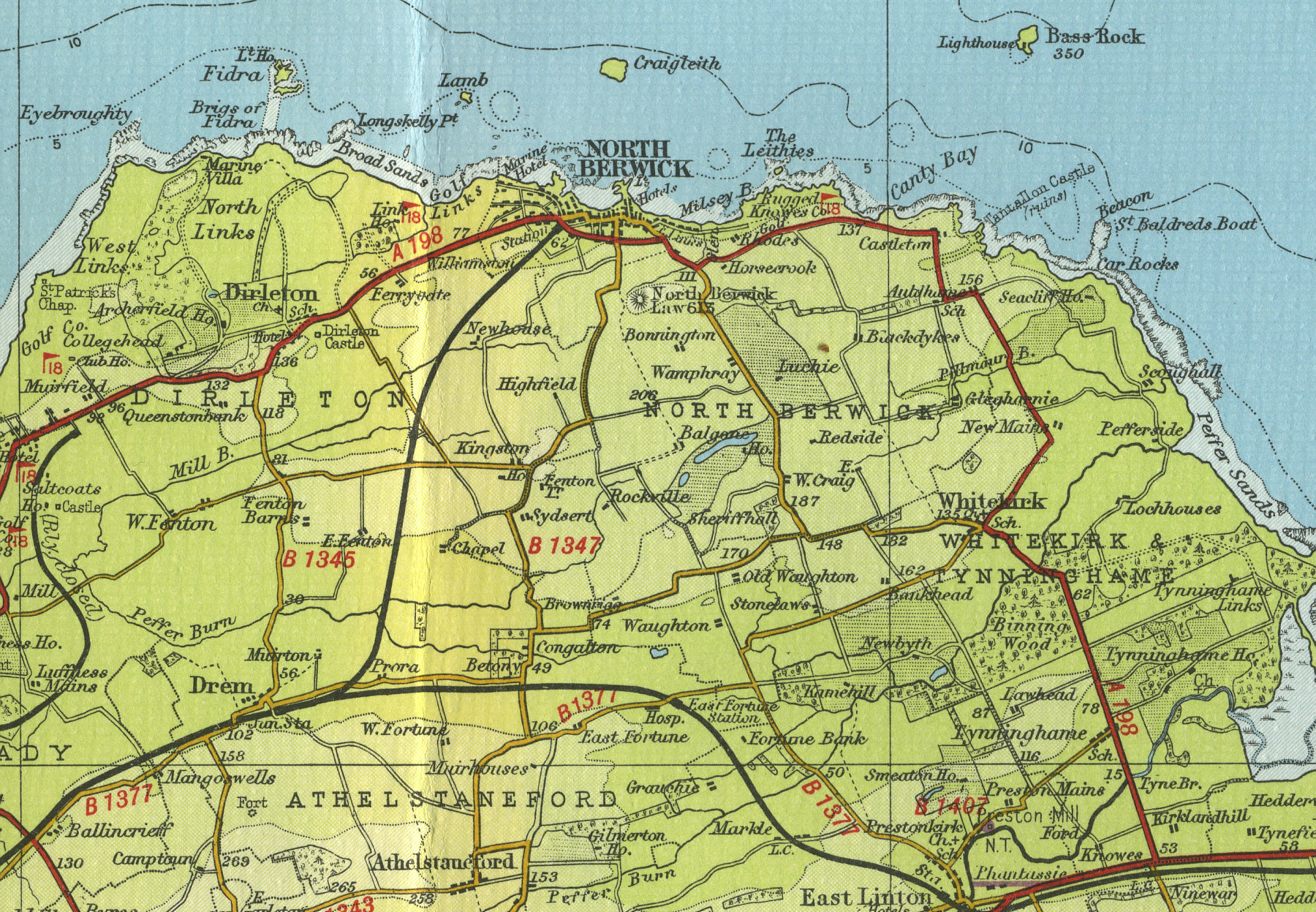 Map North Berwick 