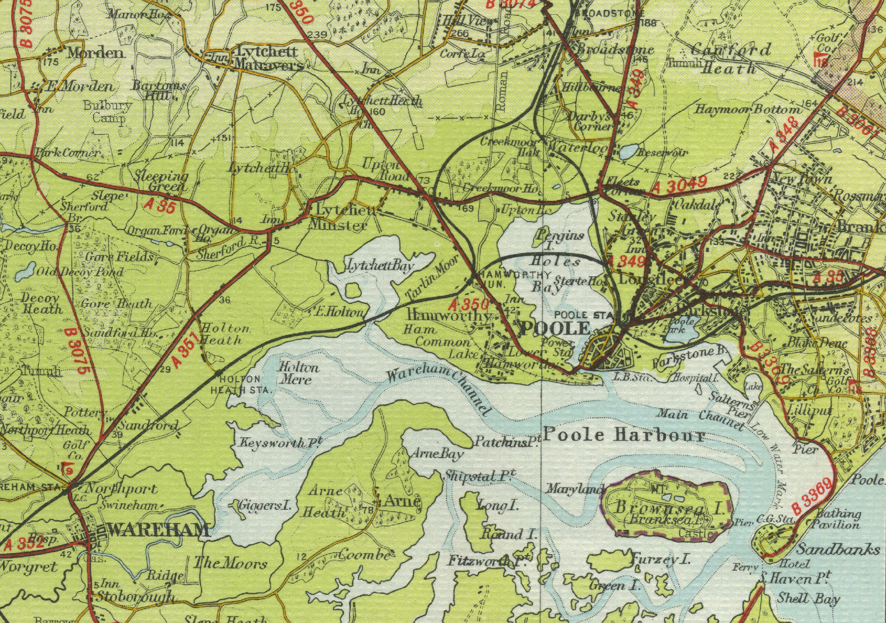 Road Map Of Poole