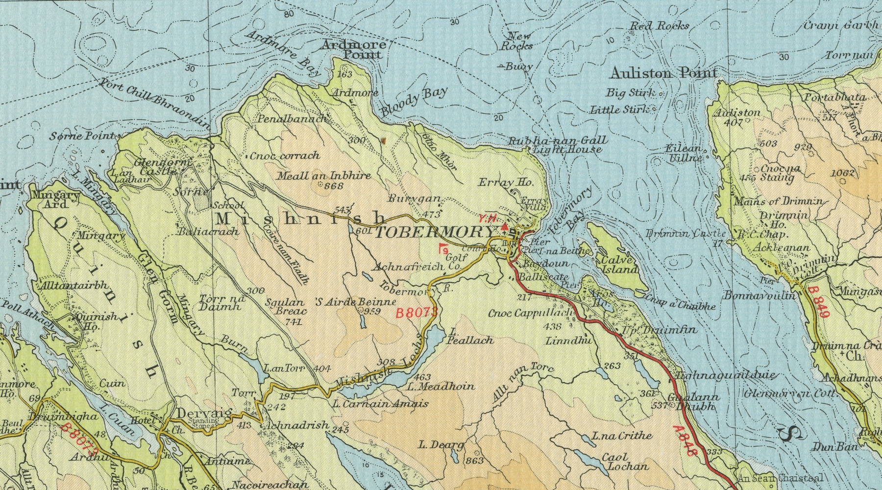Tobermory Map Tobermory Map