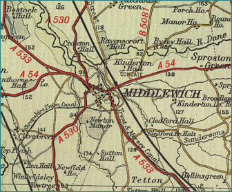 Middlewich Map