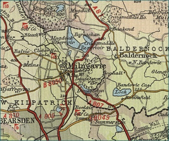 Milngavie Map Milngavie Map