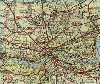 Newcastle Map