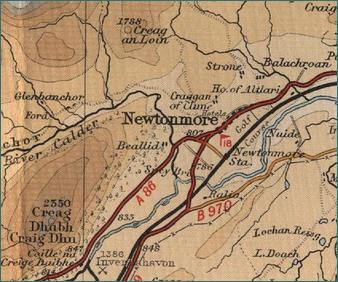 Newtonmore Map