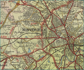 Nottingham Map