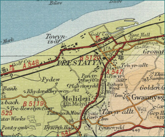 Prestatyn Map