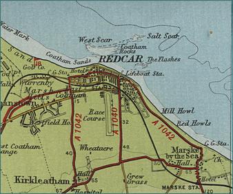 Redcar Map