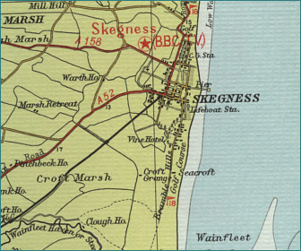 skegness map tourist