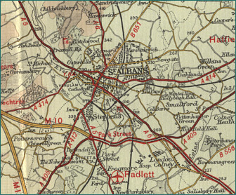 St Albans Map