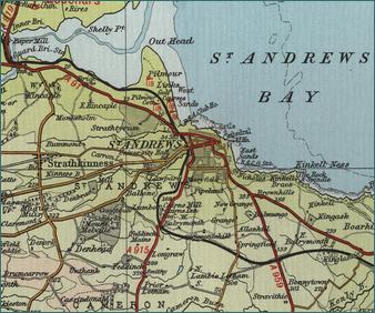 Historical Map of St Andrews