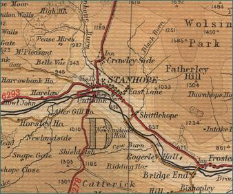 Stanhope Map