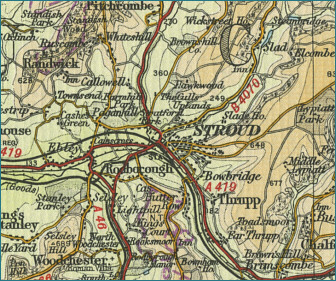 Stroud Map