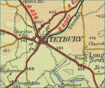 Tetbury Map