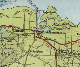 Wells-next-the-Sea Map