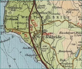 West Kilbride Map