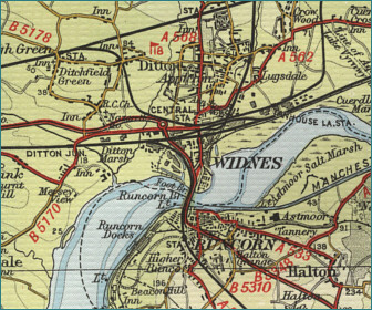Widnes Map