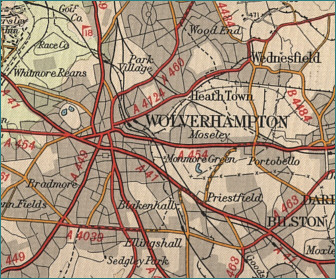 Wolverhampton Map